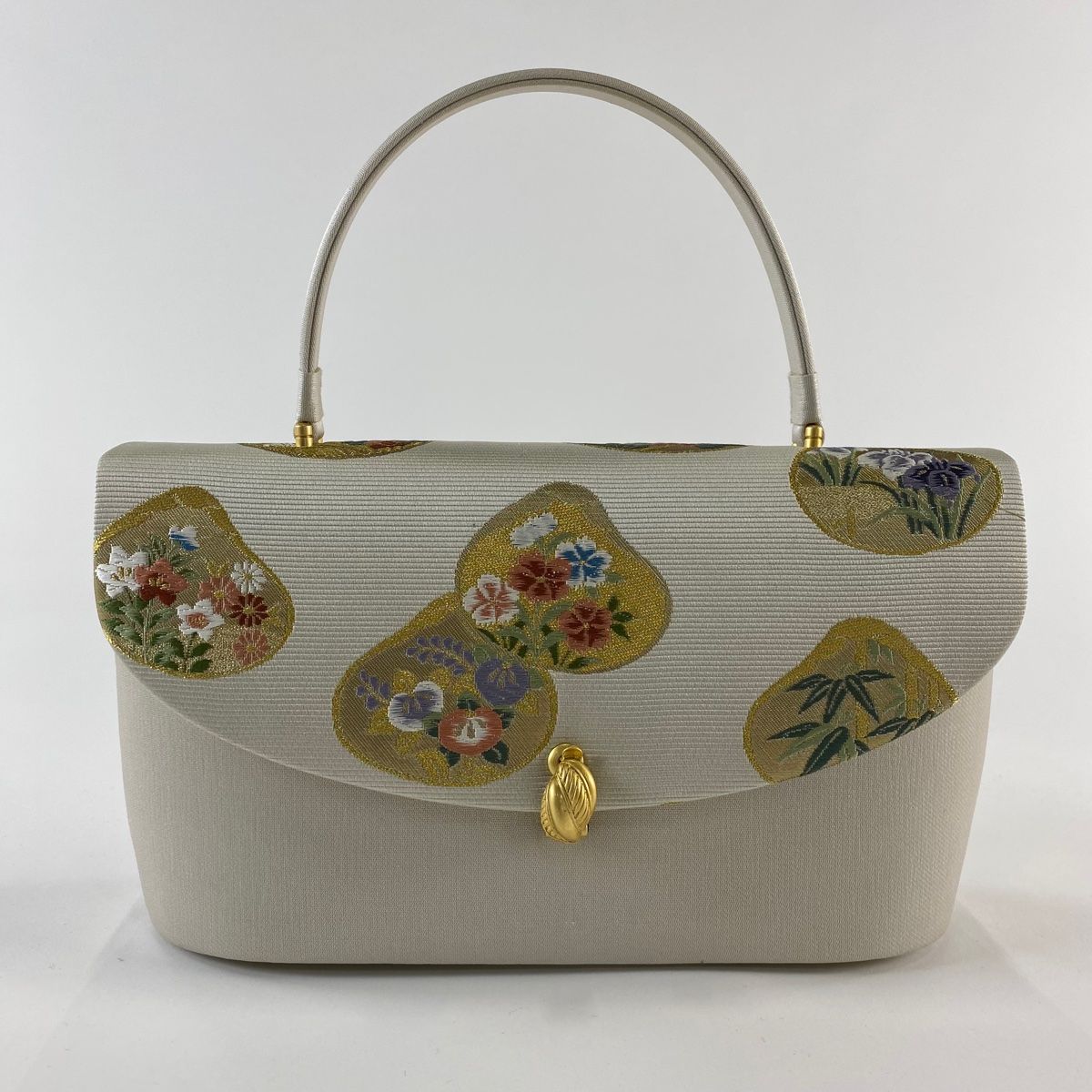 裂織 和装バッグ ワイン色 [中古品]工場 直営 店