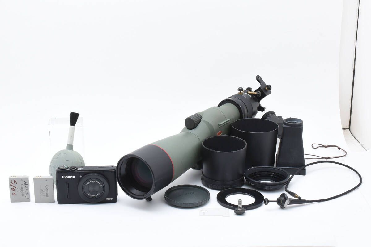 改造品 PowerShot S100|KOWA PROMINAR TSN-604ED フィールドスコープ 2293W0023 0005