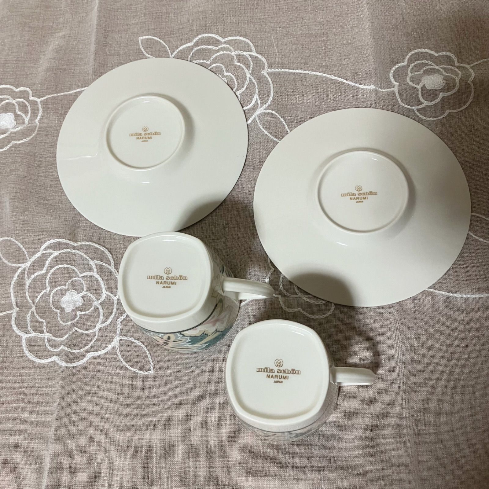 ナルミ NARUMI ミラ・ショーン mila schon カップ＆ソーサー2客  