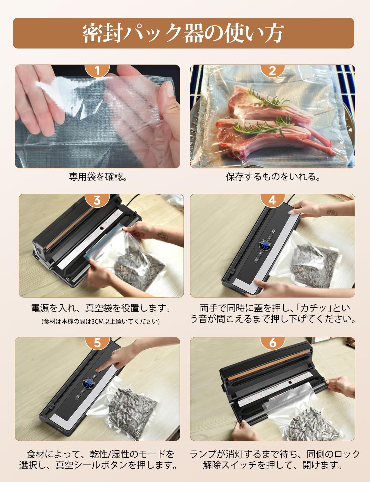 ヴィンテージ 漆芸 密封パック器★家庭用密封包装機★シーラー希少品♪♪ Favoreal 真空パック機 フードシーラー2025新 85kpa吸力家庭用自動真空
