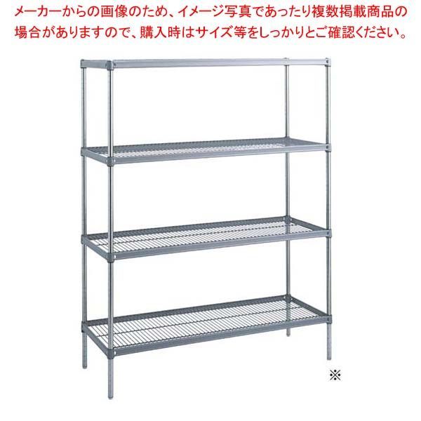 610ソリッド型 カムシェルビングセット 61× 91×H163cm 4段 業務用組立棚（9-1187-0135） 610ソリッド型 カムシェルビングセット 61× 91×H163cm 4段シェルフ 棚