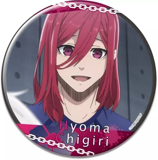 中古】バッジ・ピンズ デザイン20(千切豹馬/D) 缶バッジ 「ブルー