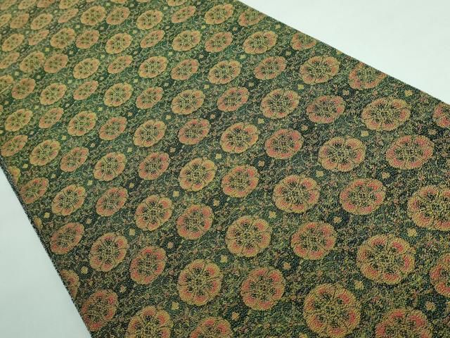 平和屋着物□極上 西陣 とみや織物謹製 とみや帯 全通柄袋帯 花咲山取