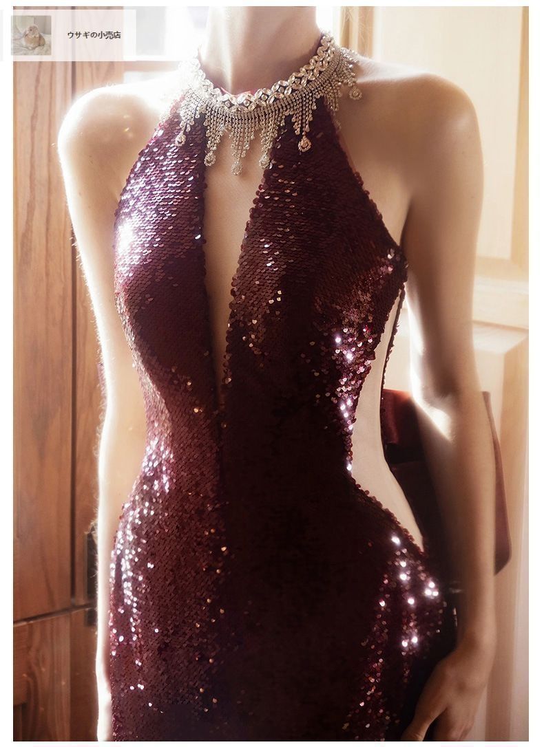 BALENCIAGA ノースリーブアシンメトリーロングドレス グリーン