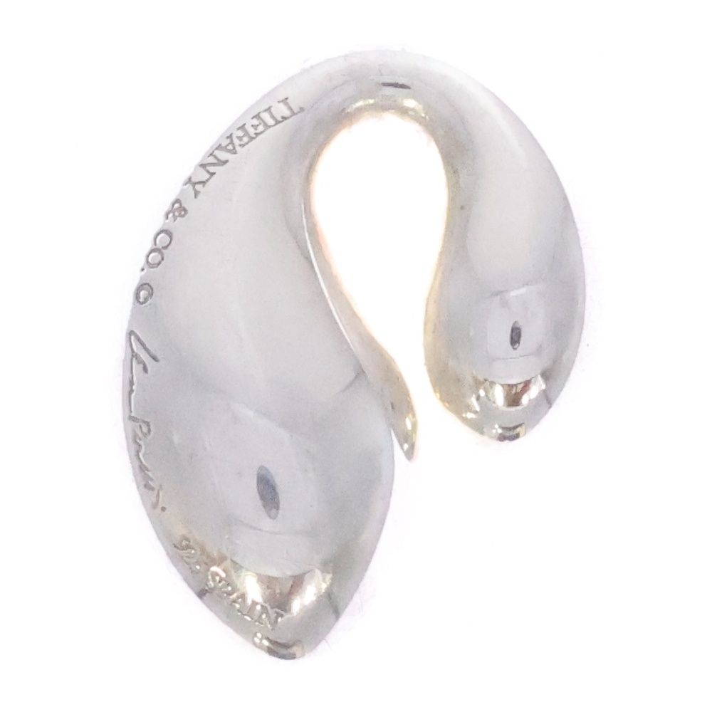 TIFFANY - Co. ティファニー ダブル ティアドロップ エルサペレッティ ネックレストップ Ag925 SV シルバー