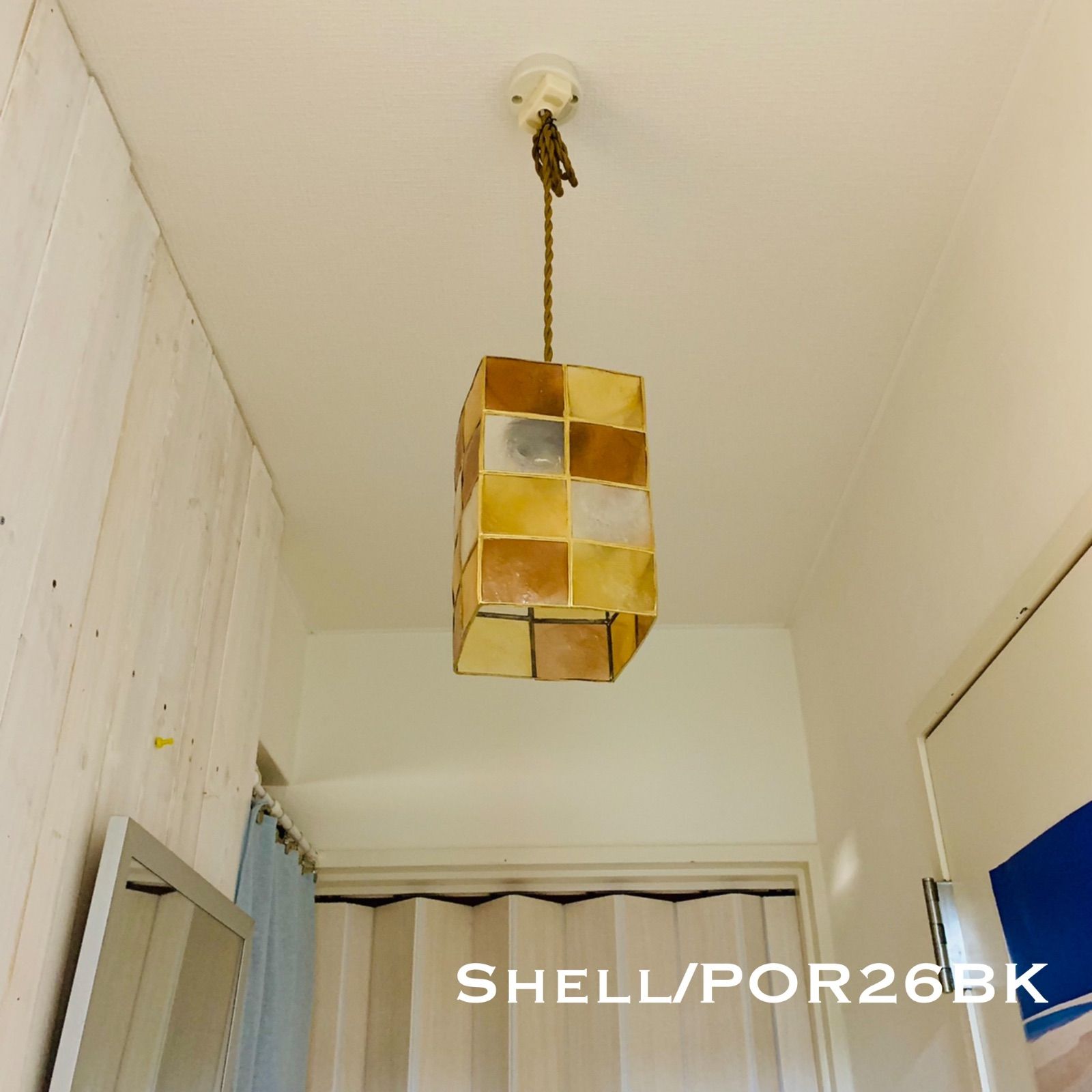 ペンダントライト 照明 Shell/PFL シェル カピス貝 ランプ