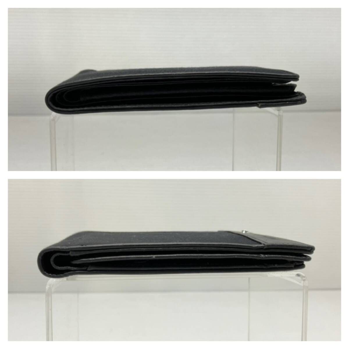 ☆ MONTBLANC モンブラン BLACK 二つ折り財布 ブラック 通年