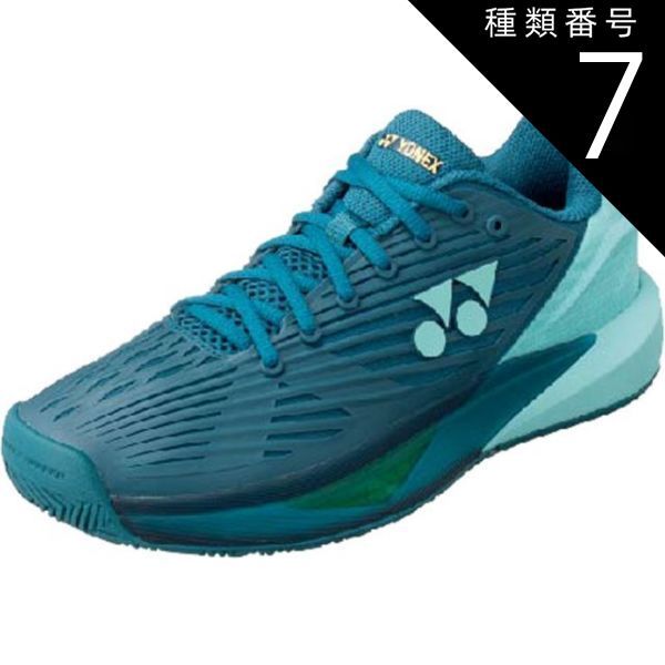 種類7：ﾌﾞﾙｰｸﾞﾘｰﾝ/25.0(4550468709848) Yonex(ヨネックス) SHTE5MAC パワークッションエクリプション5MAC テニス シューズ パワークッション エクリプション 5 メン AC