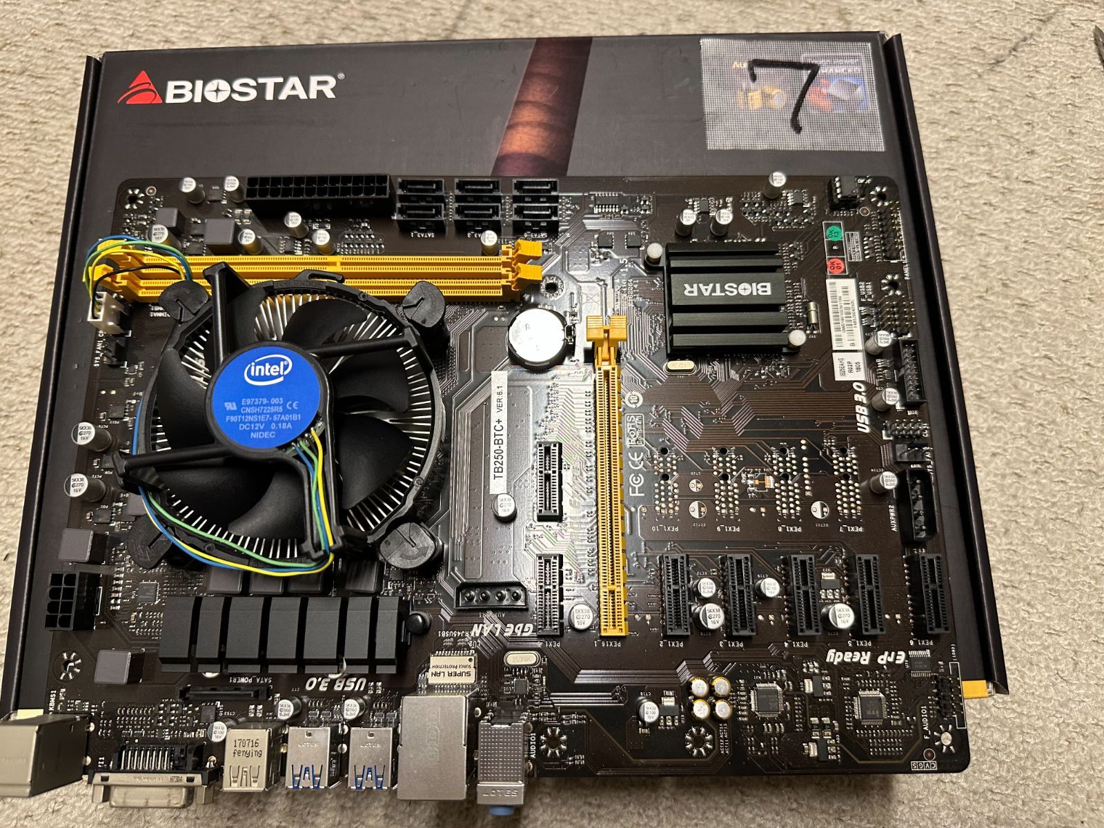マザーボード BIOSTAR TB250-BTC PRO （CPU + RAM付属） BIOSTAR TB250-BTC PRO LGA 1151  Intel