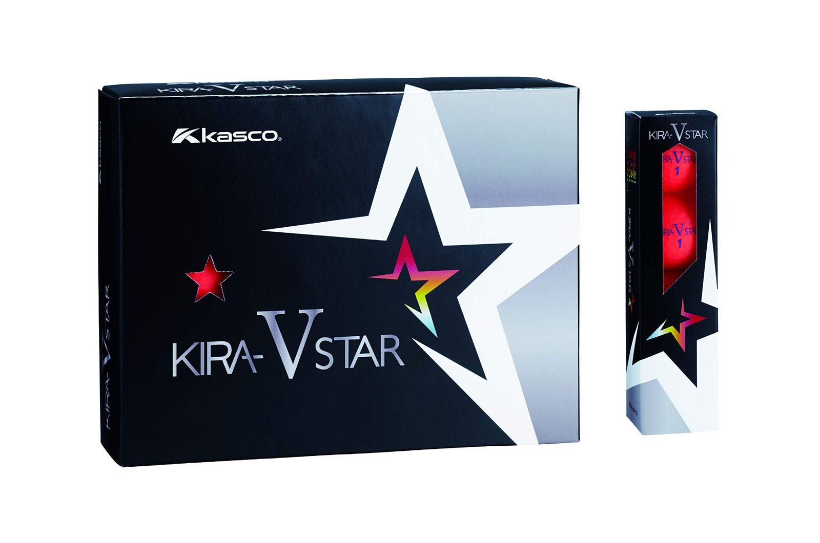 キャスコ(Kasco) ゴルフボール KIRA STAR V キラスターV ユニセックス キラスターVN レッド 最適ヘッドスピード: 25~45 2ピースボール: 1コア+1カバー 12個入り
