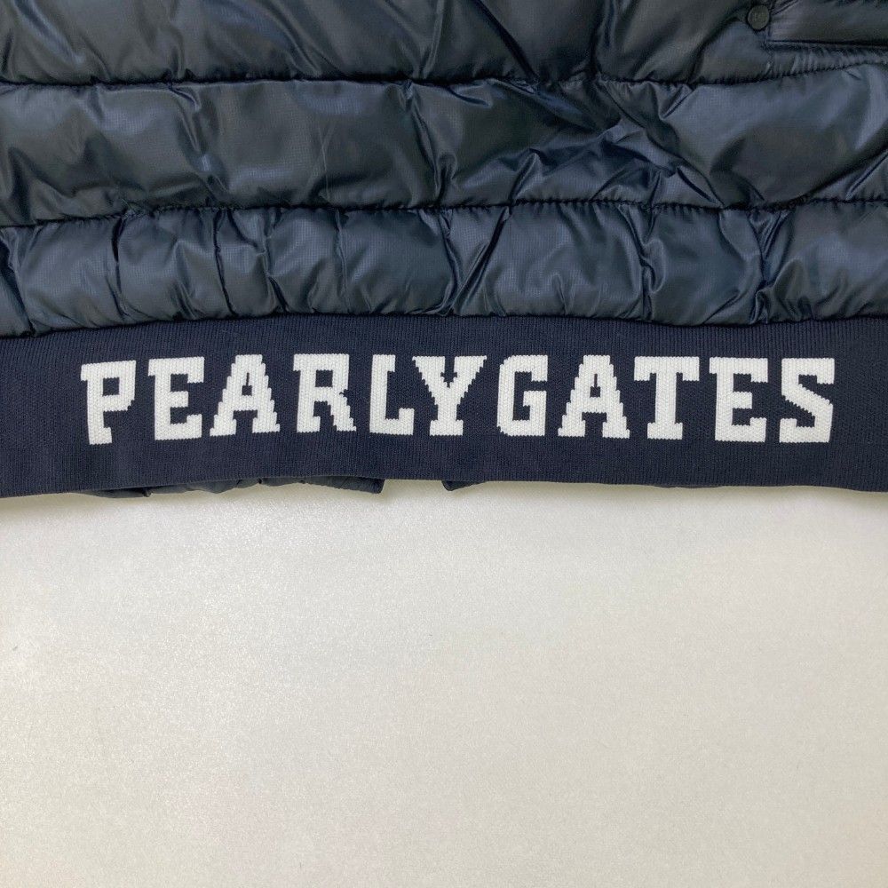 サイズ：1 PEARLY GATES パーリーゲイツ 中綿ベスト ネイビー系
