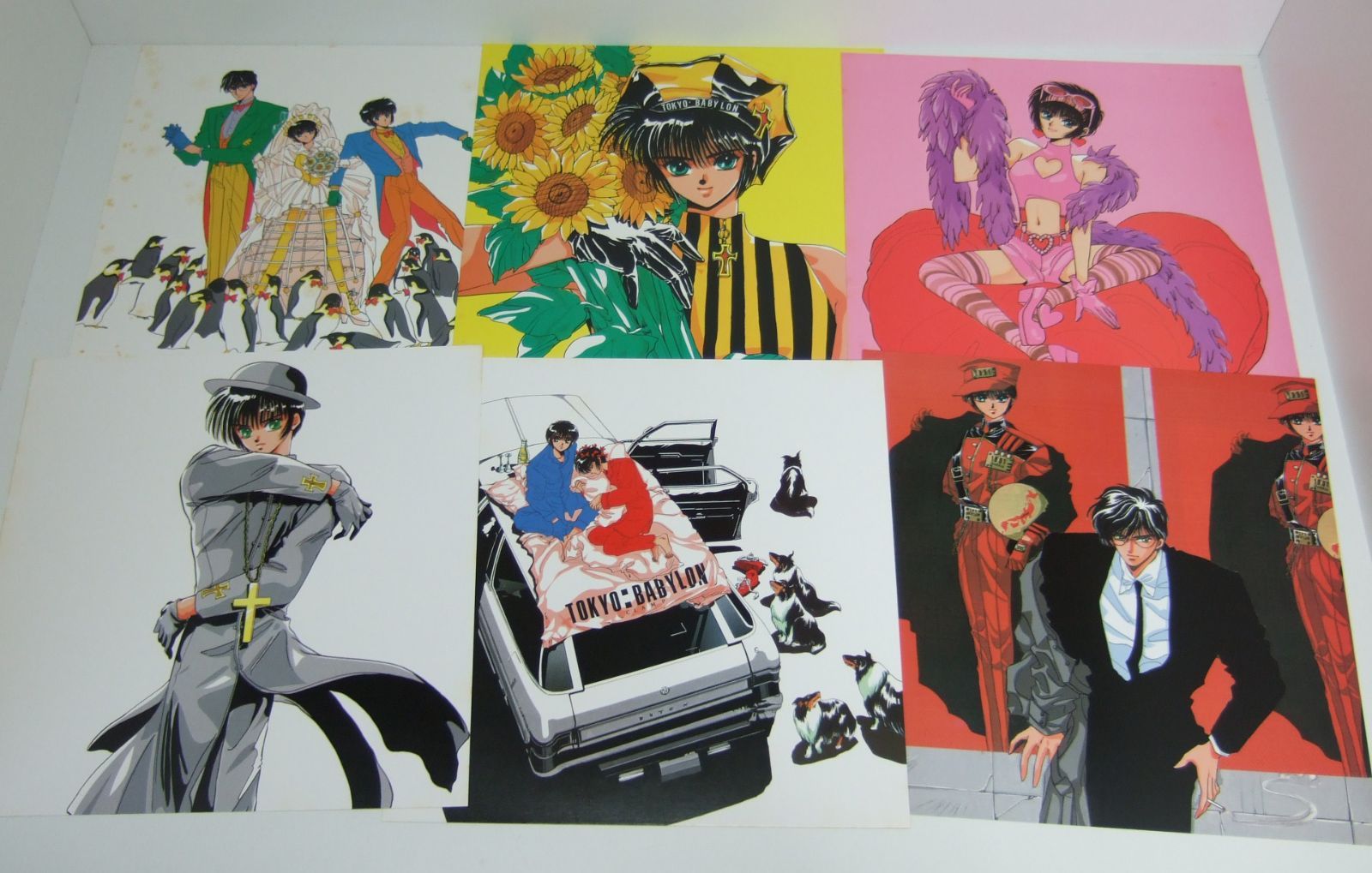 CLAMP 東京バビロン カレンダー1992年 CLAMP アニメLD 3枚セット 
