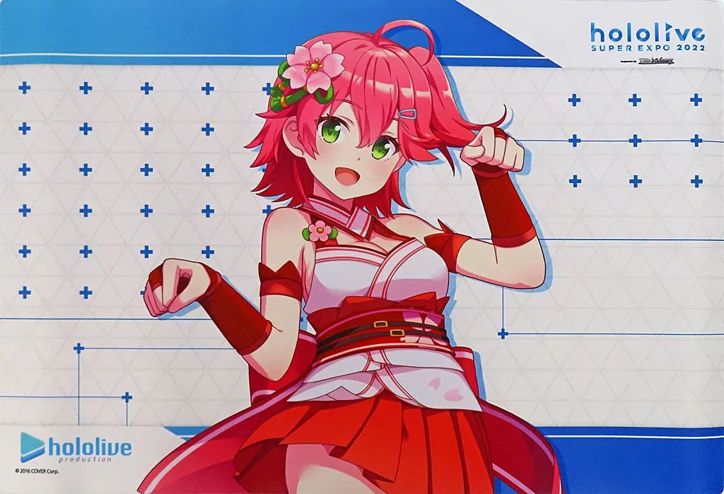 さくらみこ 誕生日記念2022 ラバーマット ホロ さくらみこ 誕生日記念2022 ラバーマット プレイマット さくら