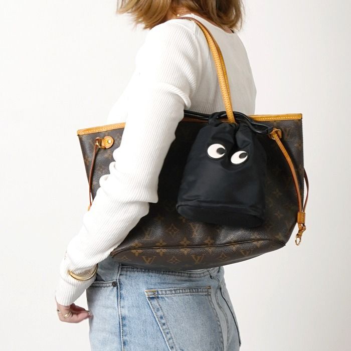 ANYA HINDMARCH ポーチ 巾着バッグ Eyes 193566 - メルカリ