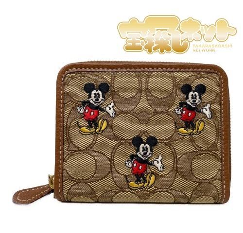 COACH × DISNEY （コーチ×ディズニー） 2つ折り財布 - メルカリ