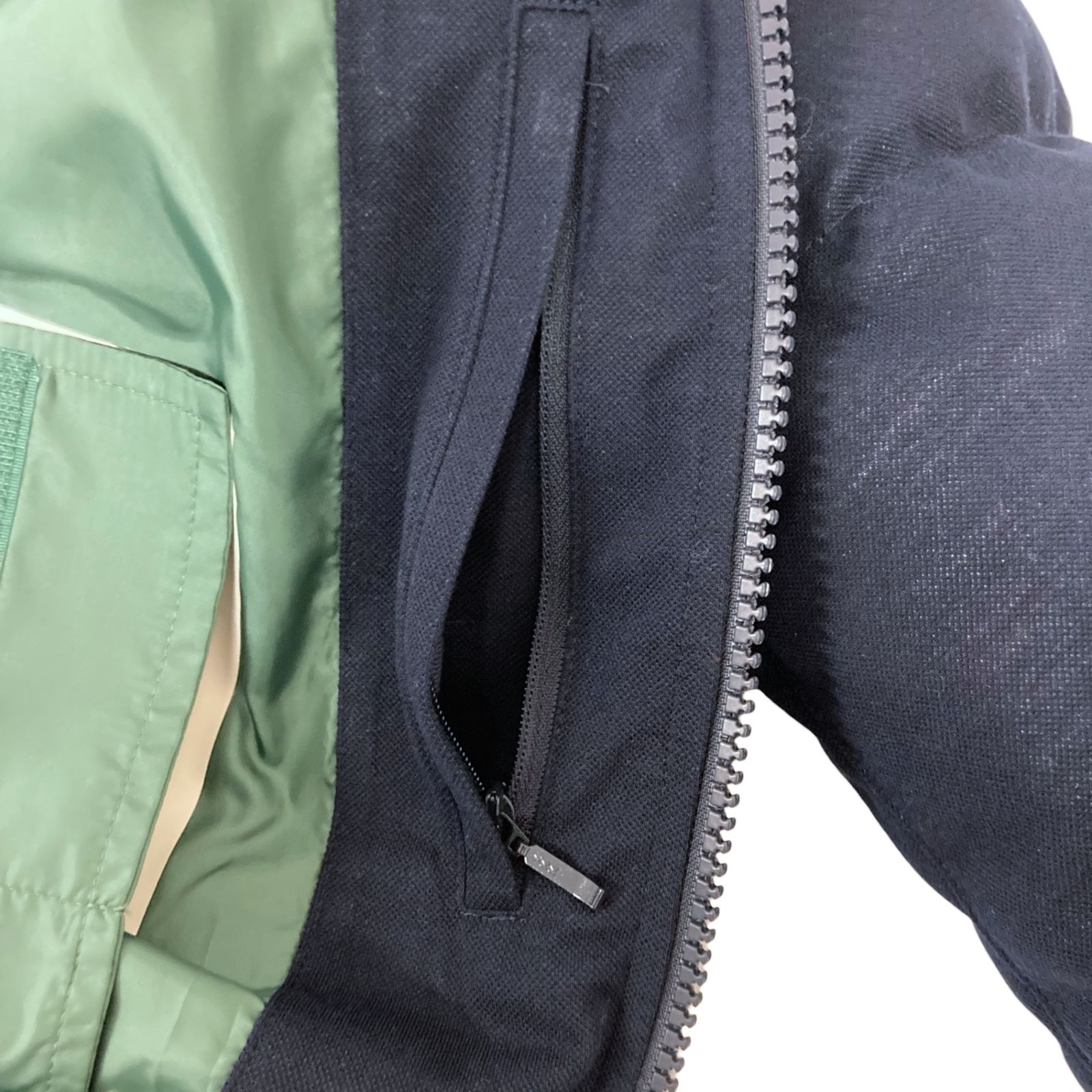 LACOSTE (ラコステ) 鹿の子地ダウンジャケット フーデッド BH010J L 
