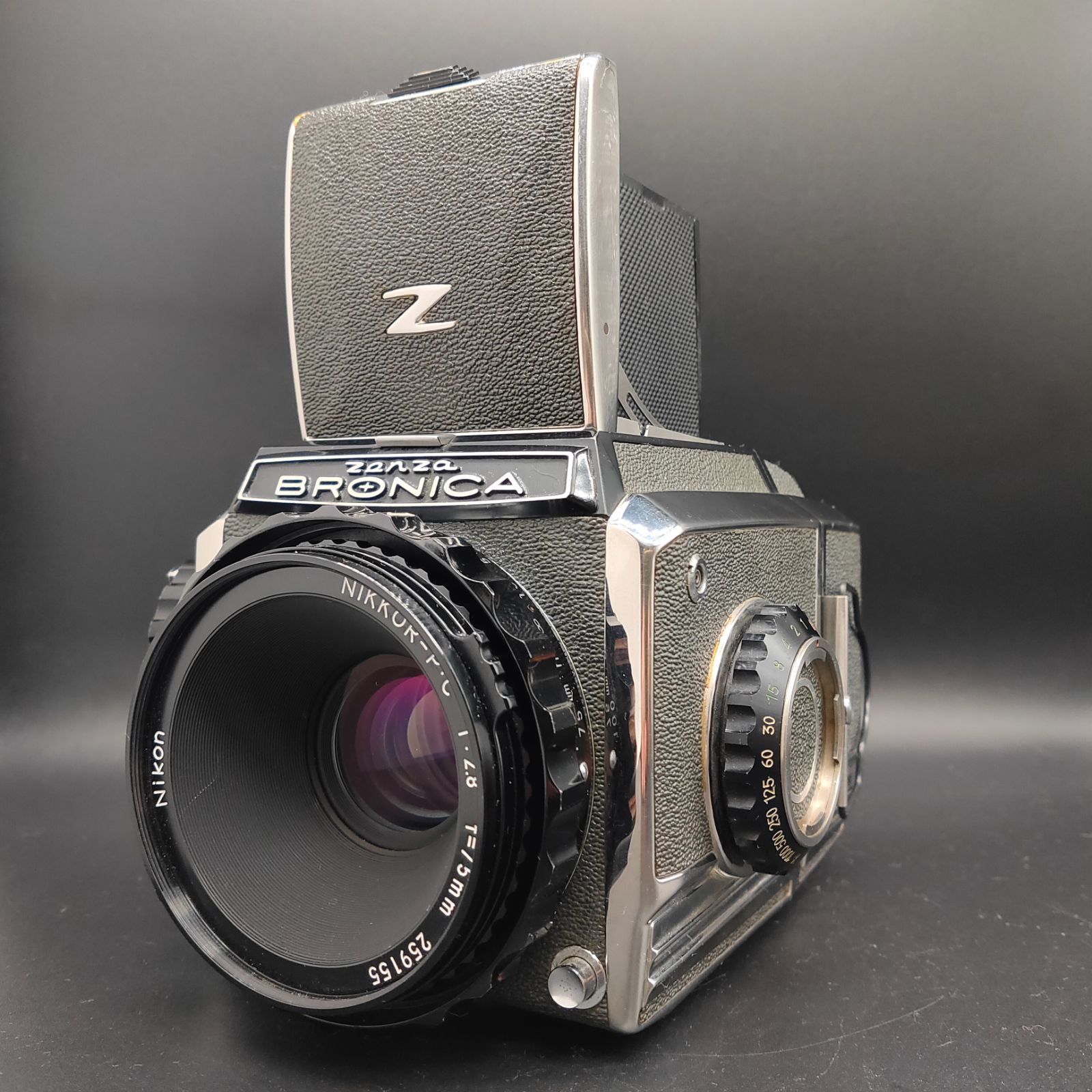 ゼンザブロニカ Zenza Bronica S2 A 後期型 6x6 中判 フィルム カメラ NIKKOR-P・C 75mm F2.8 標準レンズ  セット 動作確認済 - メルカリ