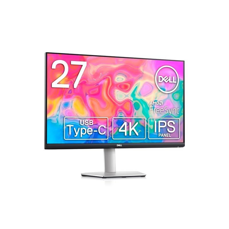 新品】 Dell S2722QC 27インチ 4K モニター (3年間無輝点交換/IPS非 