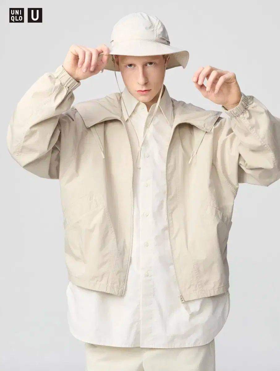 M UNIQLO ユニクロ U フード付きブルゾン