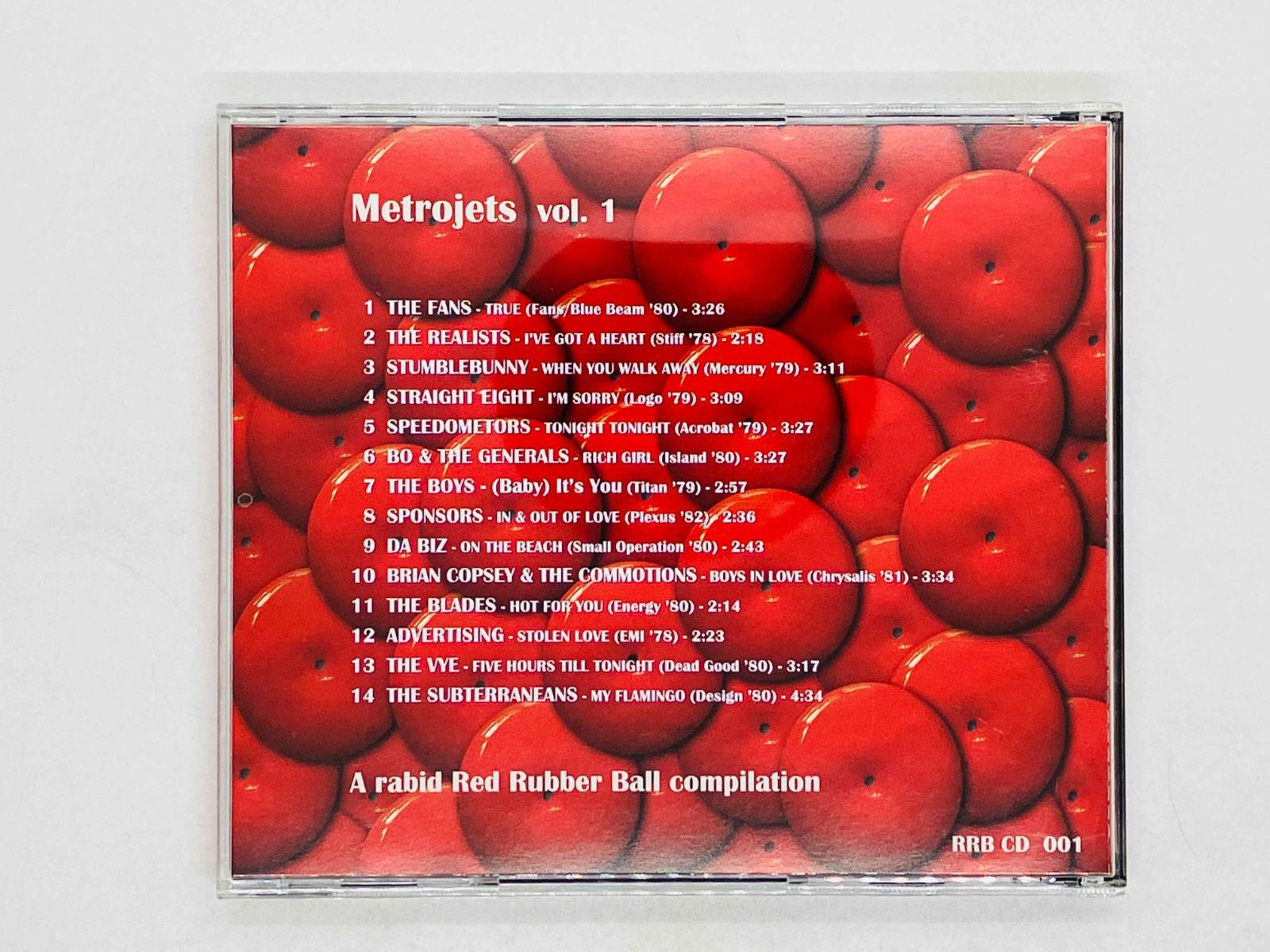 CD METROJETS VOL.1 / A RABID RED RUBBER BALL COMPILATION / B