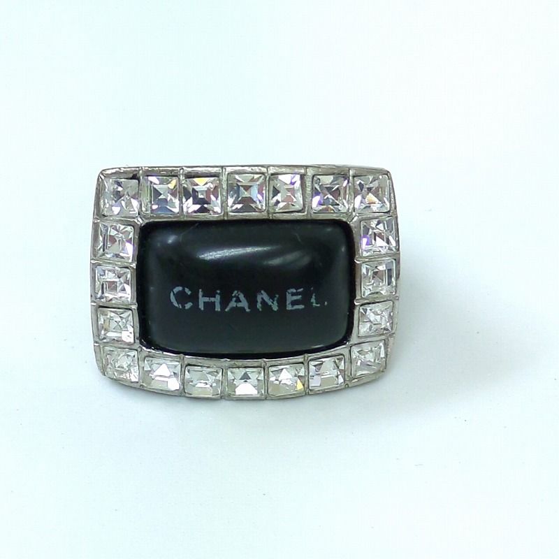 CHANEL シャネル クリスタルラインストーン リング 指輪 ココマーク 