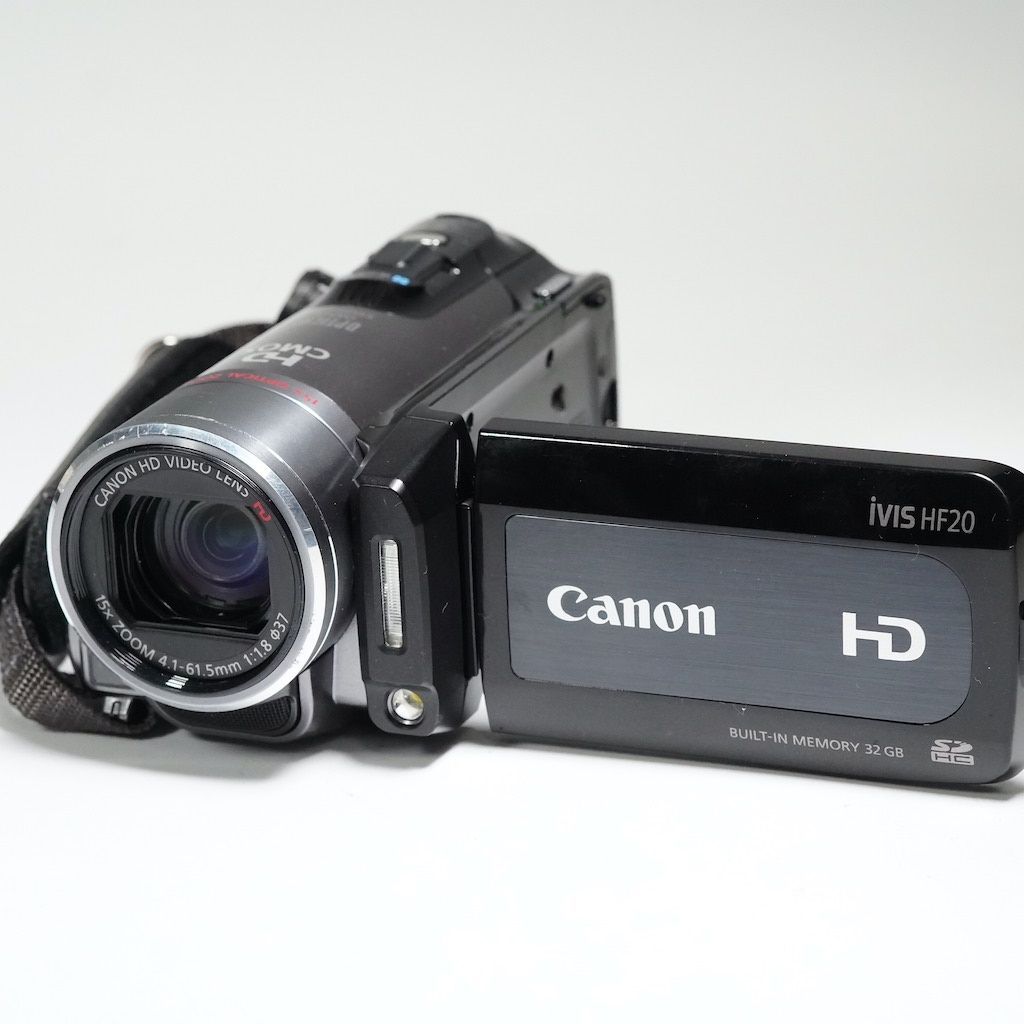Canon キャノン iVIS HF20 ブラック ビデオカメラ 動作OK 1週間保証 