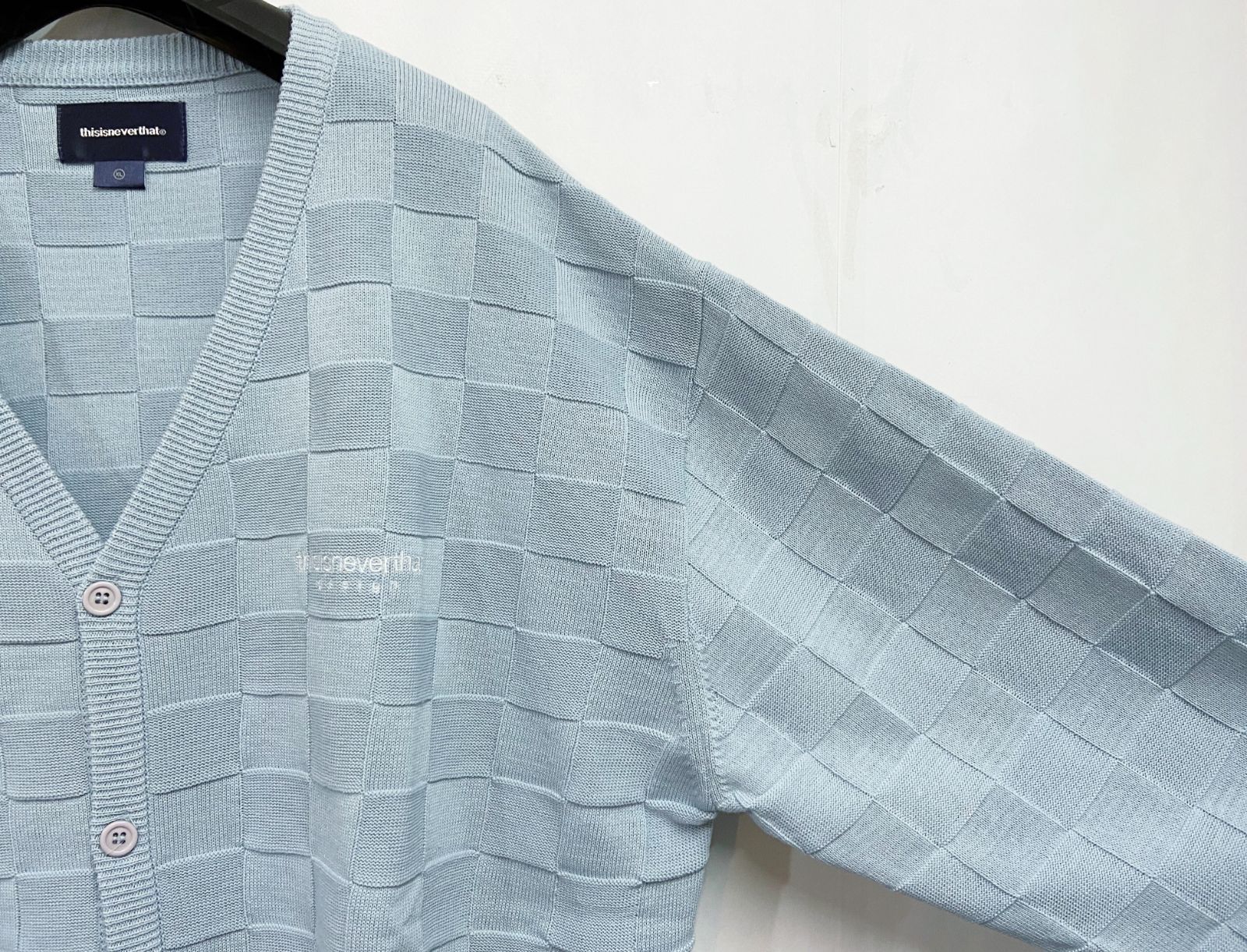 thisisneverthat Reverse Block Cardigan ディスイズネバー