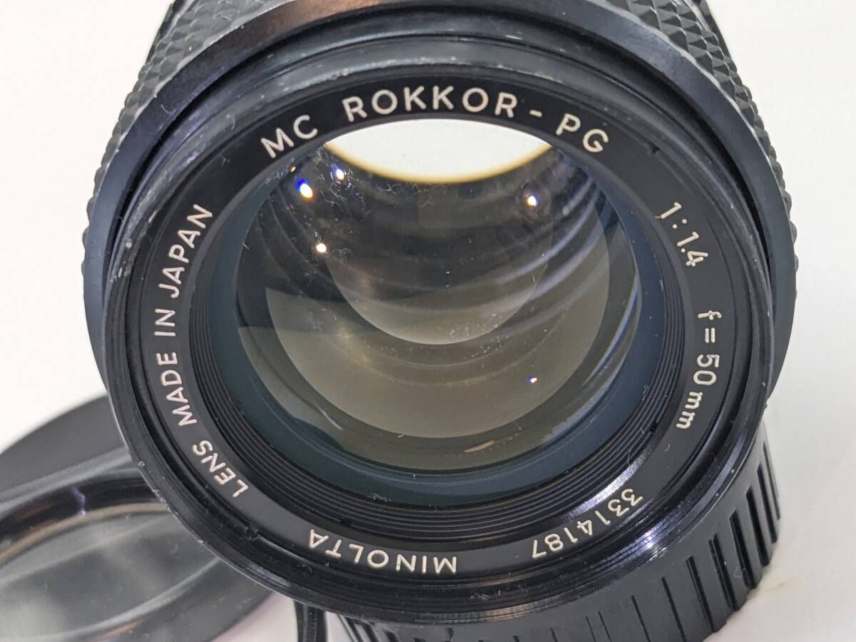 ■美品■ミノルタ MINOLTA MC ROKKOR-PG 58mm F1.2 SRマウント #8684 極上品☆初期保証 Minolta MC Rokkor PG 50mm F⁄1.4 Minolta 50mm f1.4