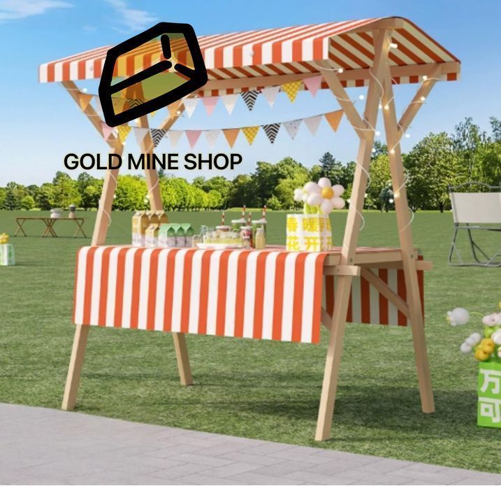 木製屋台 屋台ブース 仮設屋台セット 移動販売 簡単組み立て 軽量 収納便利 フード出店 イベント 祭り 縁日 バザー 用 フリーマーケット 受付カウンター 店頭販売 コンパクト 組み立て簡単 軽量 120 60 200cm