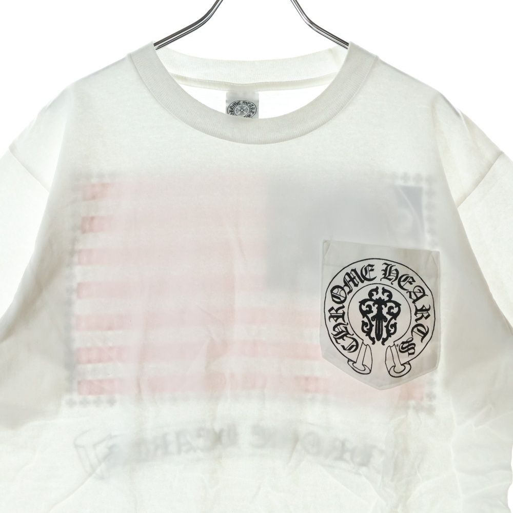 CHROMEHEARTS 星条旗 タガー 半袖 カットソー Tシャツ レディース CHROME HEARTS (クロムハーツ) OLD American Flag Tee