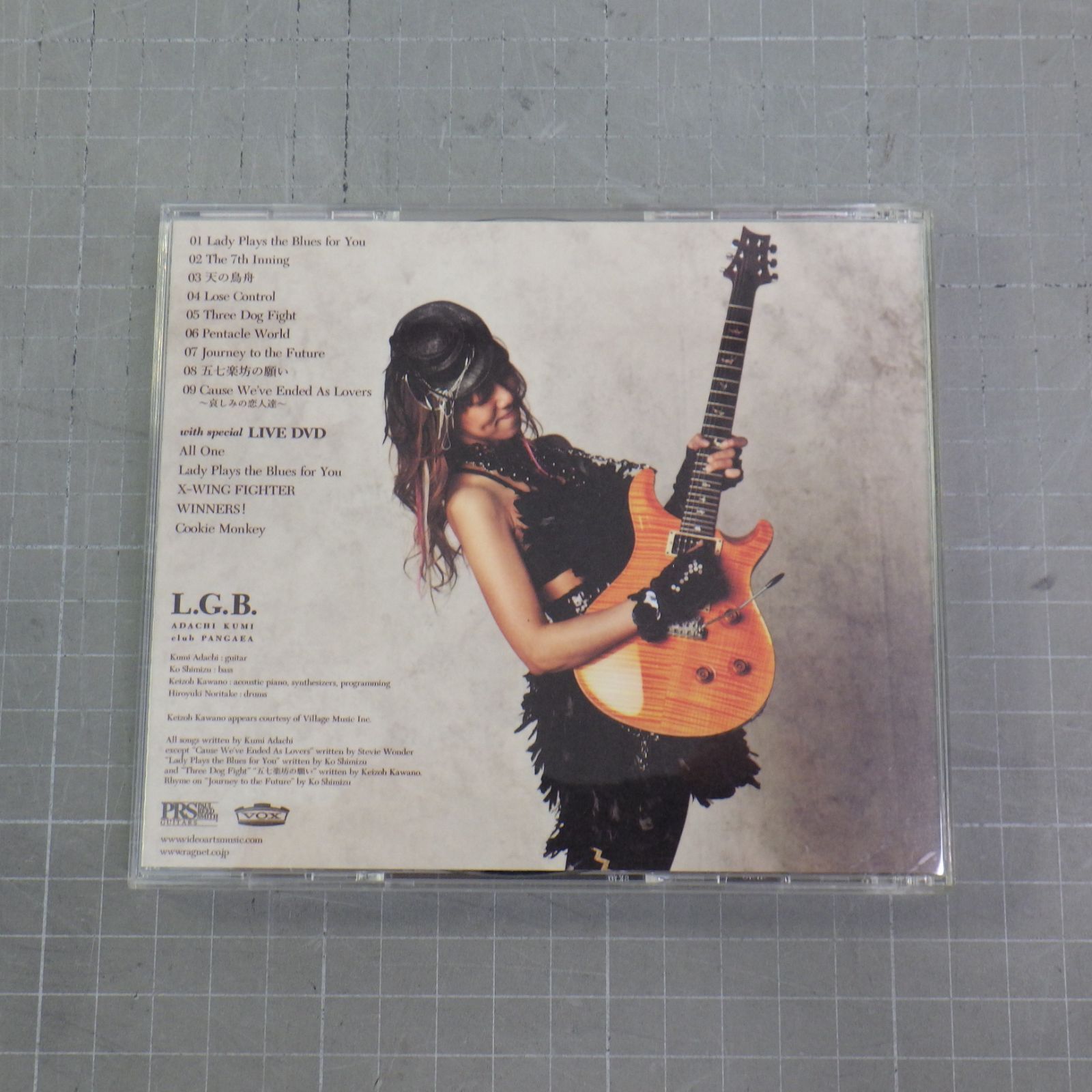 安達久美クラブパンゲア／３ｒｄ　アルバム『Ｌ．Ｇ．Ｂ．』初回限定盤ＣＤ＋ＤＶＤ 安達久美 クラブパンゲア 「L.G.B. Lady Guitar Blues」CD+DVD 2枚組