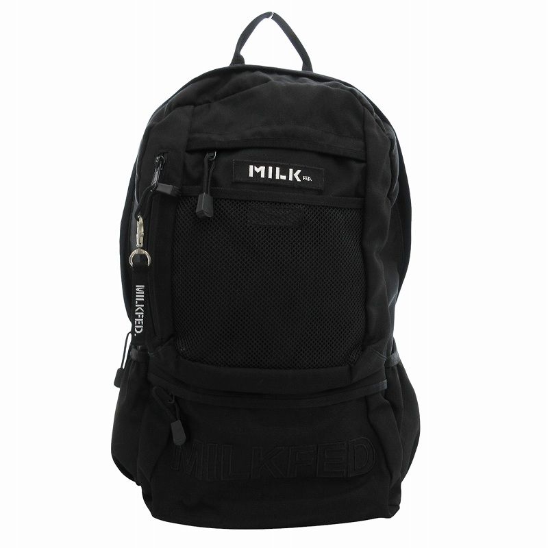 新品未使用　MILKKFED　バックパック　ブラック MILKFED. 希少 リュック 残りわずか ミルクフェド MILKFED