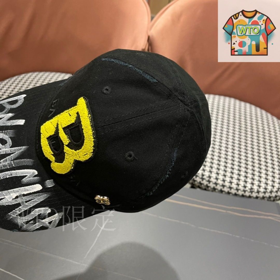 BALENCIAGA（バレンシアガ）ロゴ ベースボールキャップ02-3