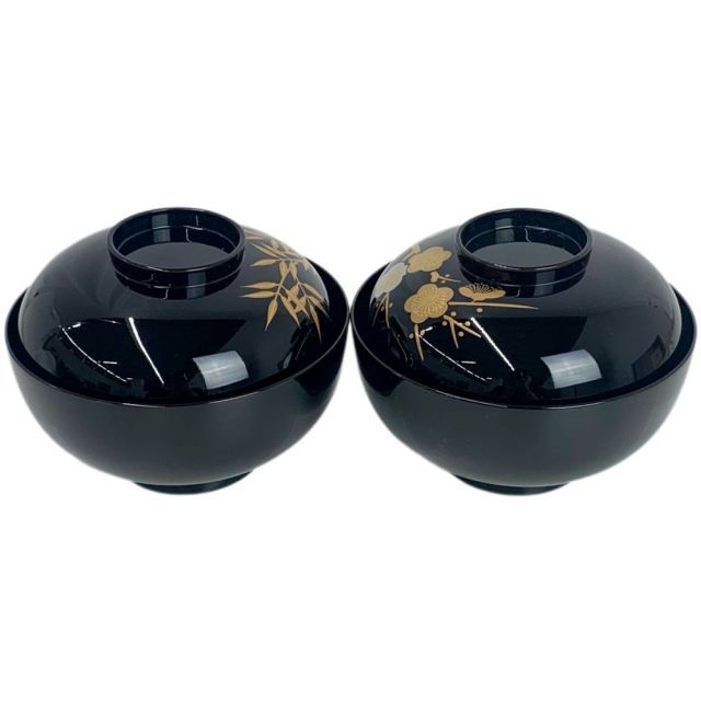 象彦 竹梅見返し蒔絵