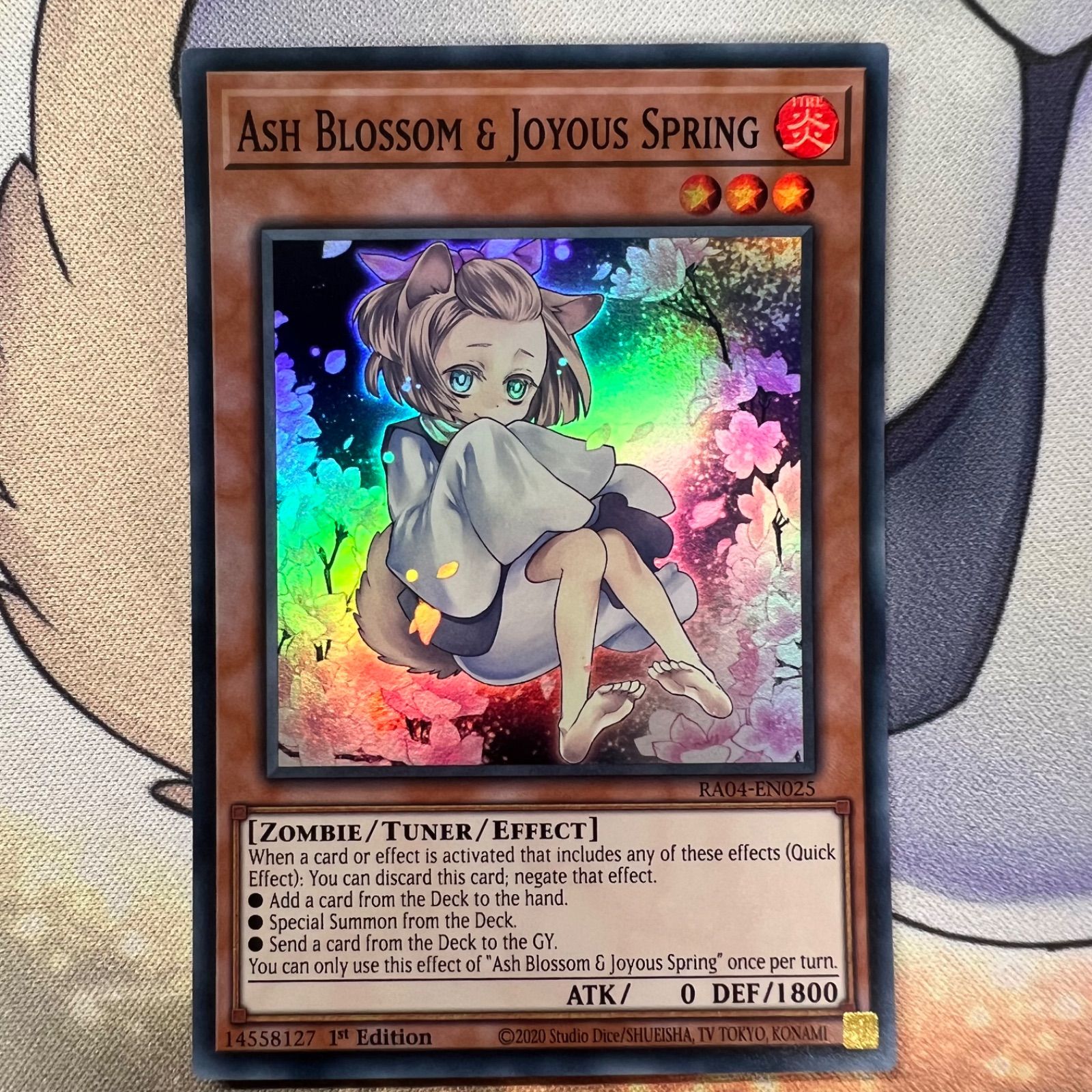 遊戯王】EU 英語版 灰流うらら Ash Blossom & Joyous Spring