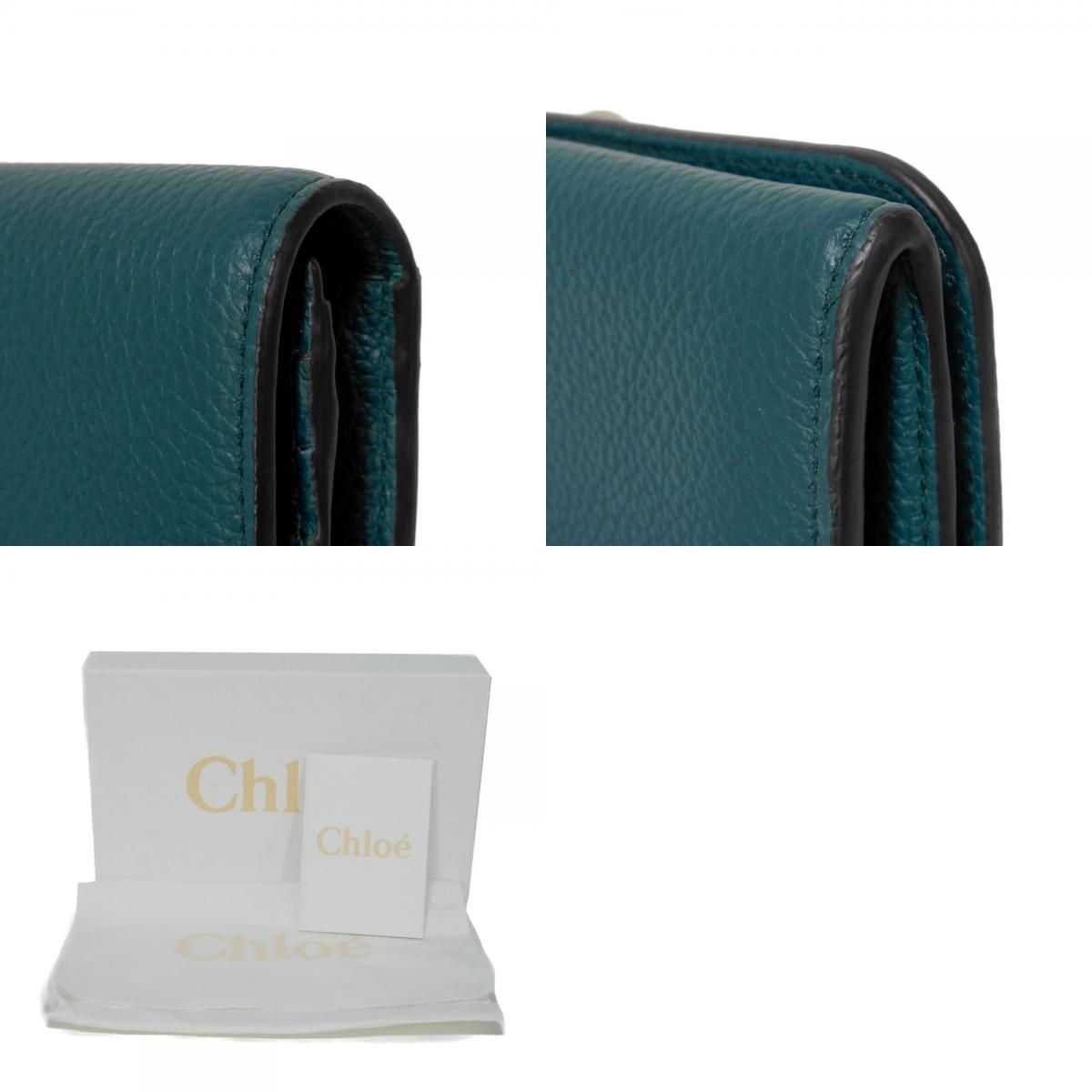 Chloe クロエ アルファベット ロング フラップ ウォレット h 