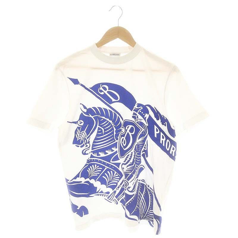 バーバリー Tシャツ レディース BURBERRY カットソー 半袖 ロゴ プリント ブランド トップス レギュラーフィット 大きいサイズあり  BBL8063581