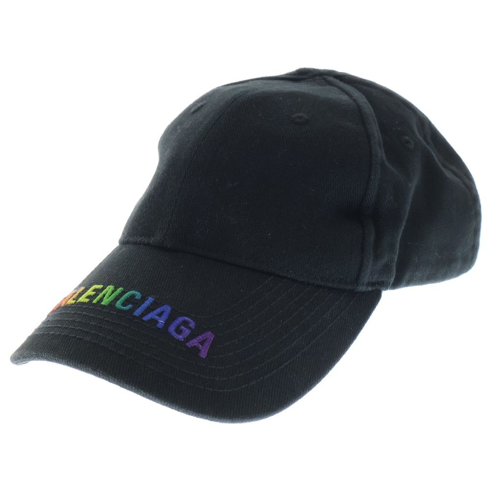 BALENCIAGA レインボー刺繍 キャップ 黒 楽天市場】balenciaga レインボーキャップ（バッグ・小物