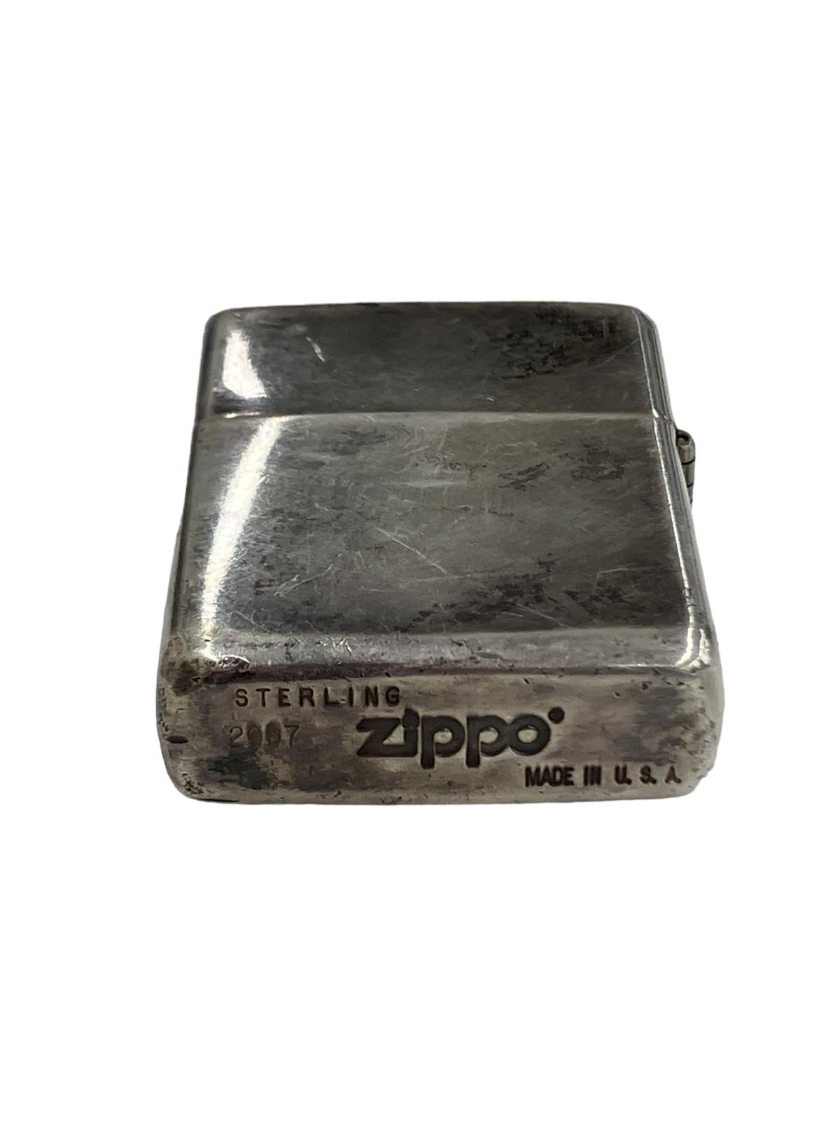 ZIPPO ジッポー スターリングシルバー 2007年 ☆動作品☆ - メルカリ