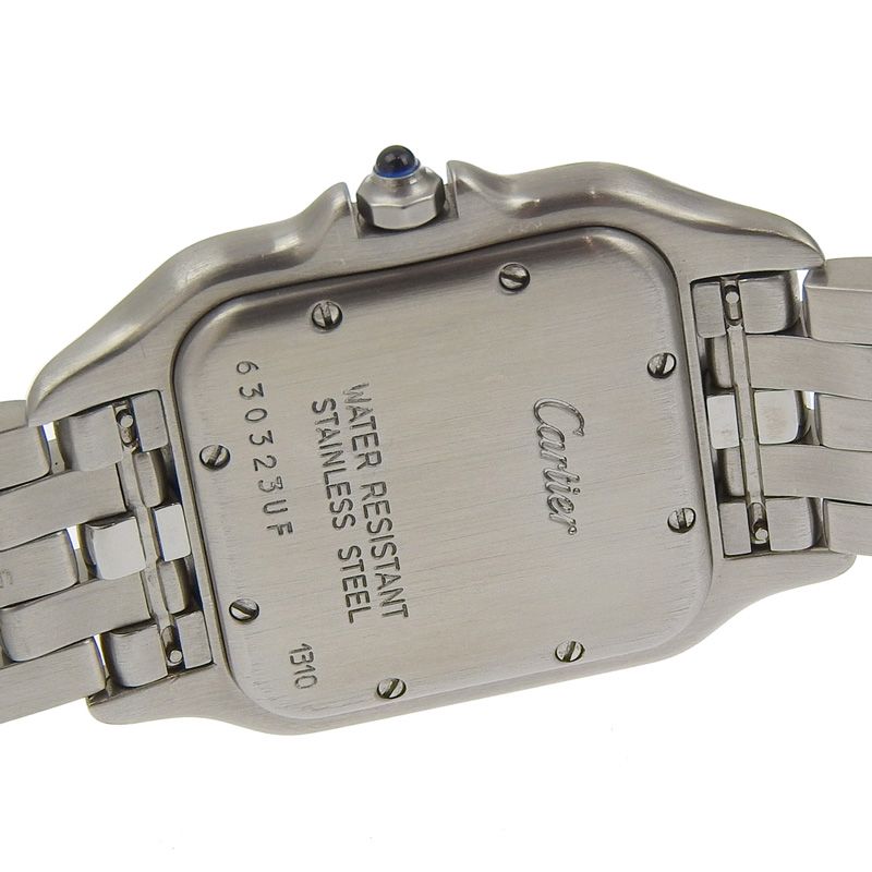 カルティエ CARTIER 時計 パンテールMM ボーイズ クォーツ 腕時計 SS ホワイト文字盤 W25054P5 中古 新入荷 CA0478 Cartier - カルティエ CARTIER 時計 パンテールMM ボーイズ クォーツ