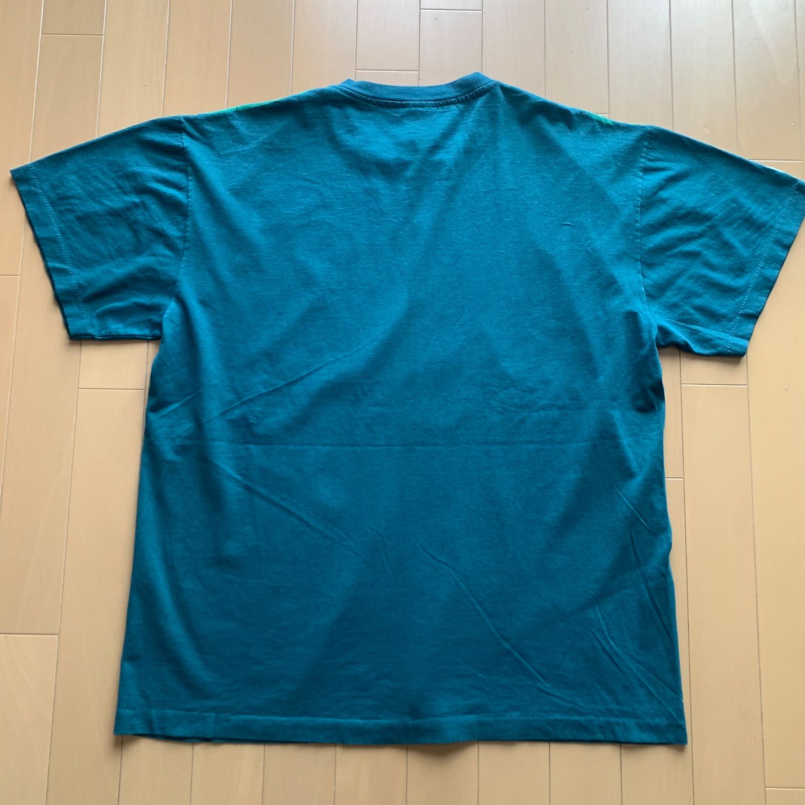 AKIRA 鉄雄覚醒オーバープリントTシャツ XL グリーンシルクスクリーン 