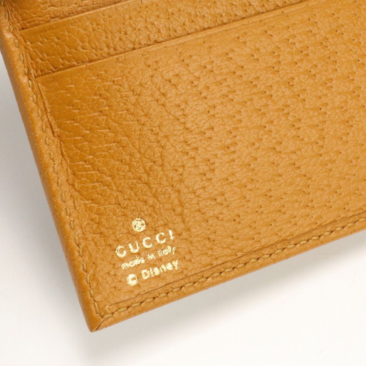 新品未使用品　箱付き　GUCCI グッチ　折り財布　GGスプリーム　ディズニー GUCCI グッチ ディズニーコラボ 二つ折り財布 GGスプリーム