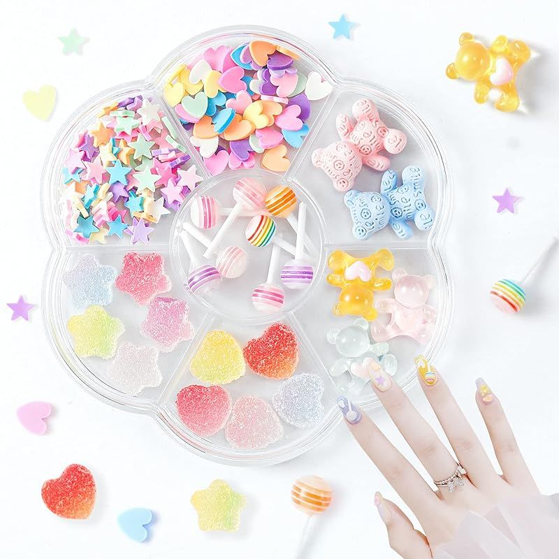 Annhuaネイルパーツ 3D 初心者ネイルアートパーツ 自宅DIY