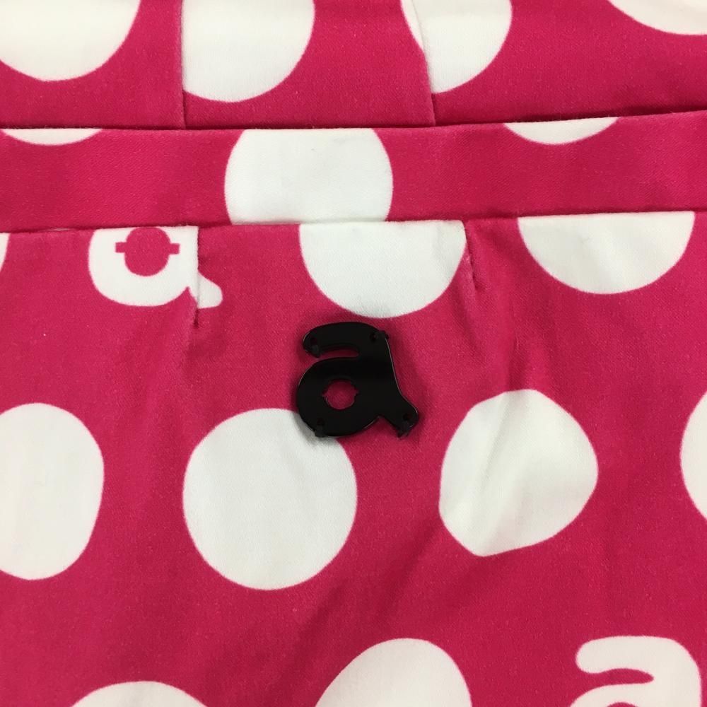 アルチビオ スカート ピンク×白 ドット レディース 38(M) ゴルフウェア