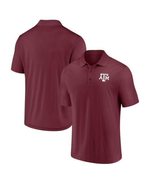 【送料無料】 ファナティクス メンズ ポロシャツ トップス Men's Maroon Texas A&M Aggies Team Polo Shirt Maroon
