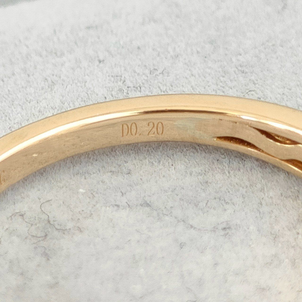 k18 金リングダイヤ付き2.84g