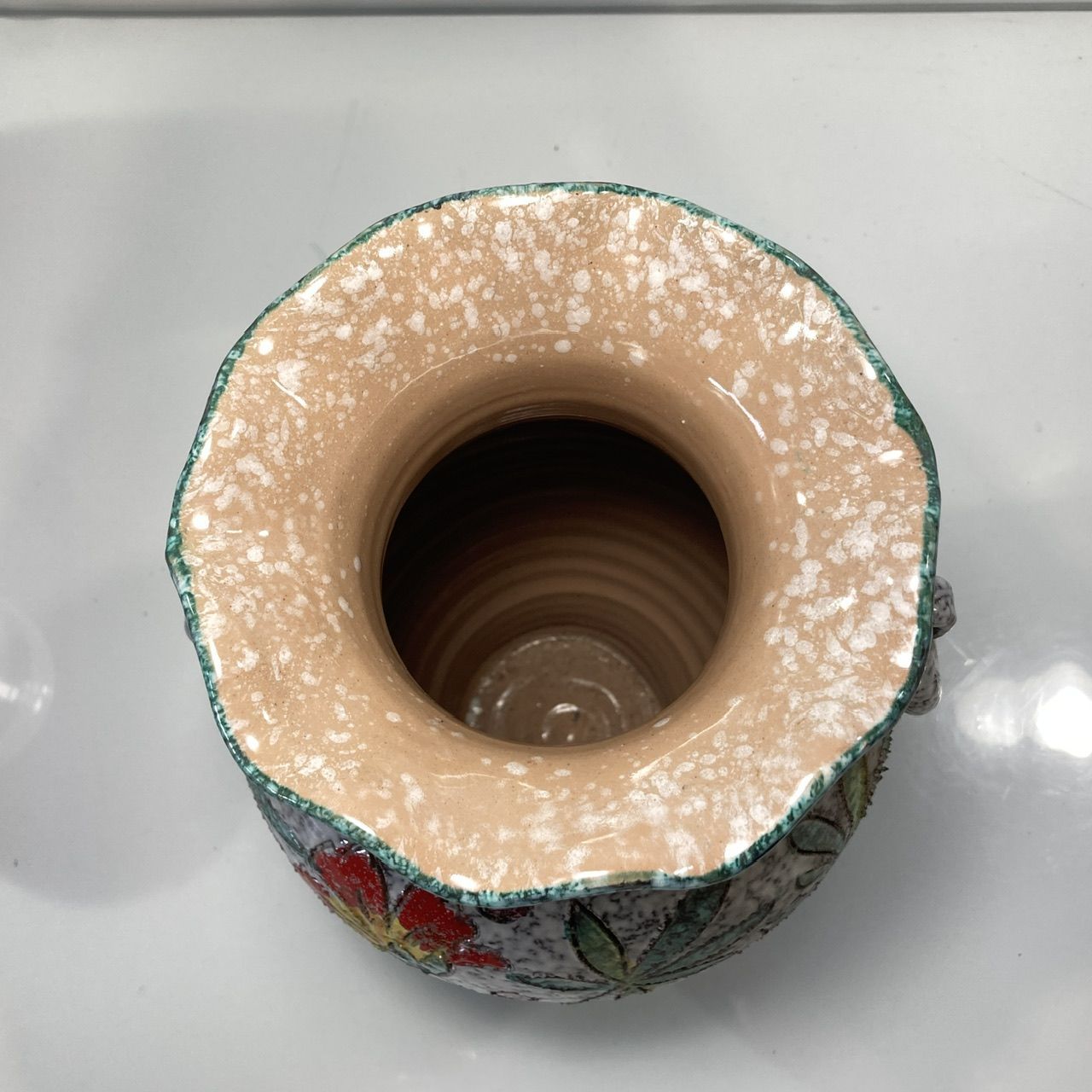 花瓶 花びん イタリア製 ヴィンテージ パオリ PAOLI (管理番号
