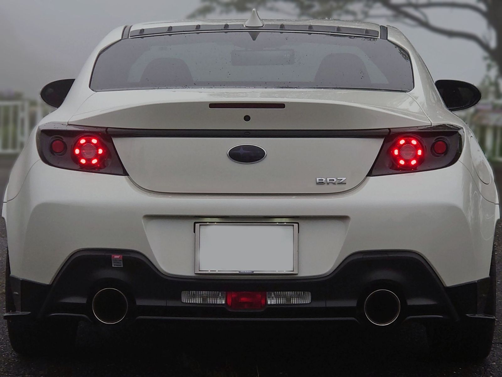 Tint+再利用できる BRZエンブレム スモークフィルム(スモーク20％ 前後セット) ZD8 BR-Z zd8 brz