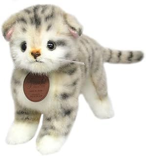 三英貿易 オリジナル ぬいぐるみ グレイスフル スコティッシュ 立ち グレー W12×D27×H23cm ネコ I-1013