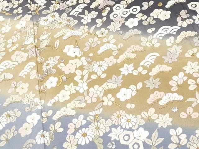 平和屋本店□極上 中国三大刺繍 相良刺繍 総刺繍 訪問着 駒刺繍 舞花文